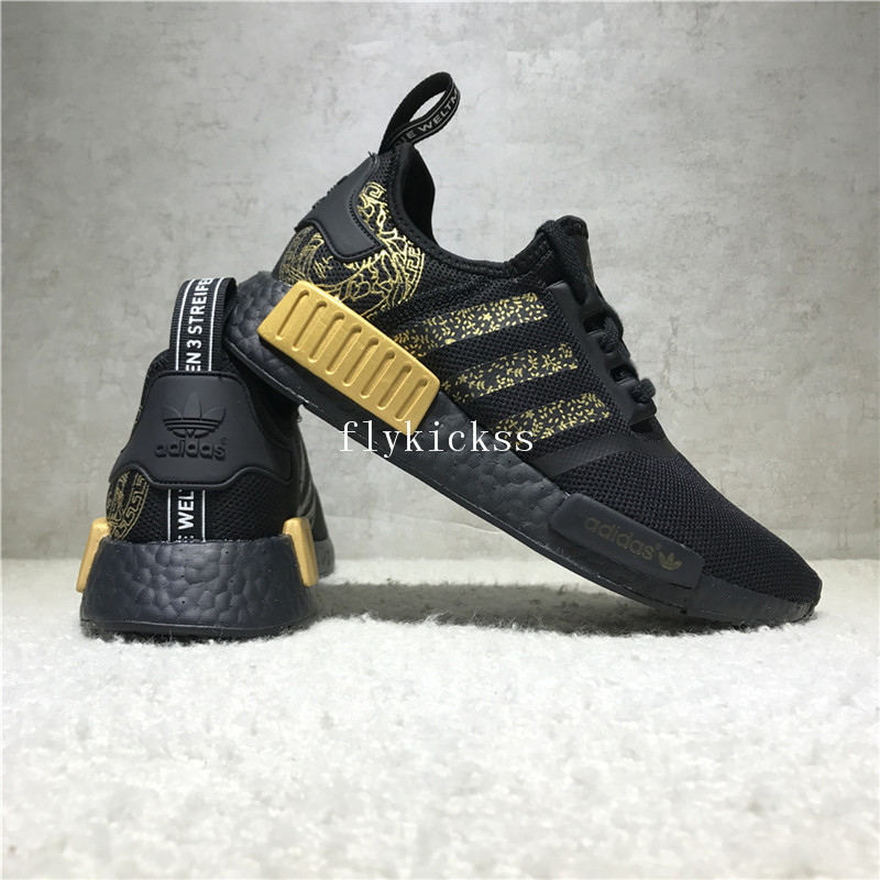 Real Boost Adidas NMD XR1 PK Versace Black